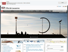 Tablet Screenshot of lausanne.ch